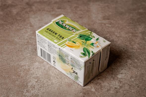 Tebreve, Grøn te med citron - Pickwick