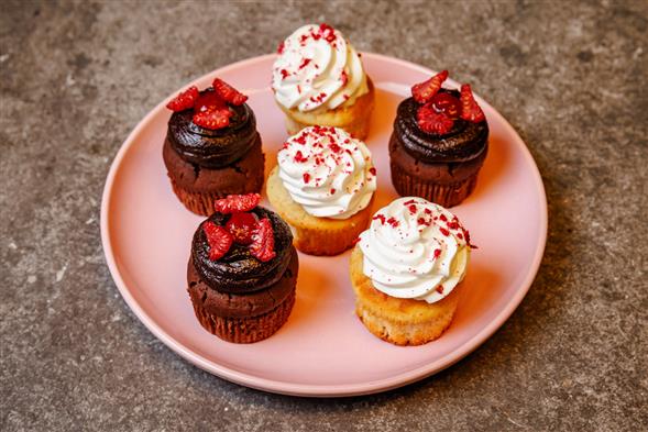 Cupcake med smørcreme