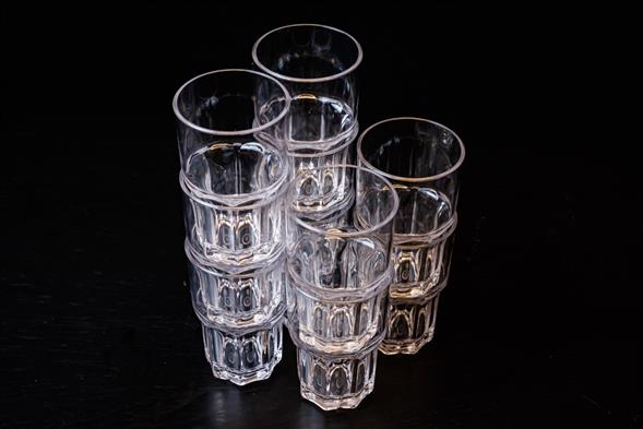 Drikkeglas 22 cl. Klar, glas 6 stk.