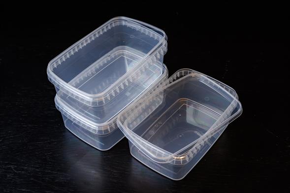 Plastbøtte 1,2 liter med låg