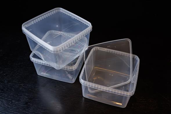 Plastbøtte 3 liter med låg