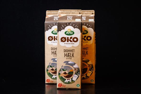 Skummetmælk, øko