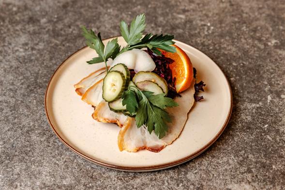 NM - Smørrebrød - Flæskesteg m. rødkål