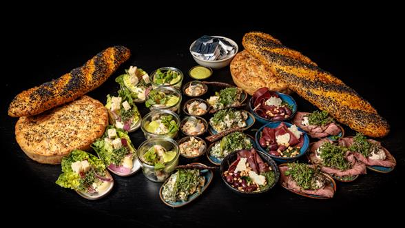 Sydlandsk Tapas med 6 portionerede elementer (min. 10 kuverter)