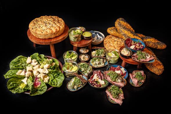 Sydlandsk Tapas med 8 portionerede elementer (min. 10 kuverter)